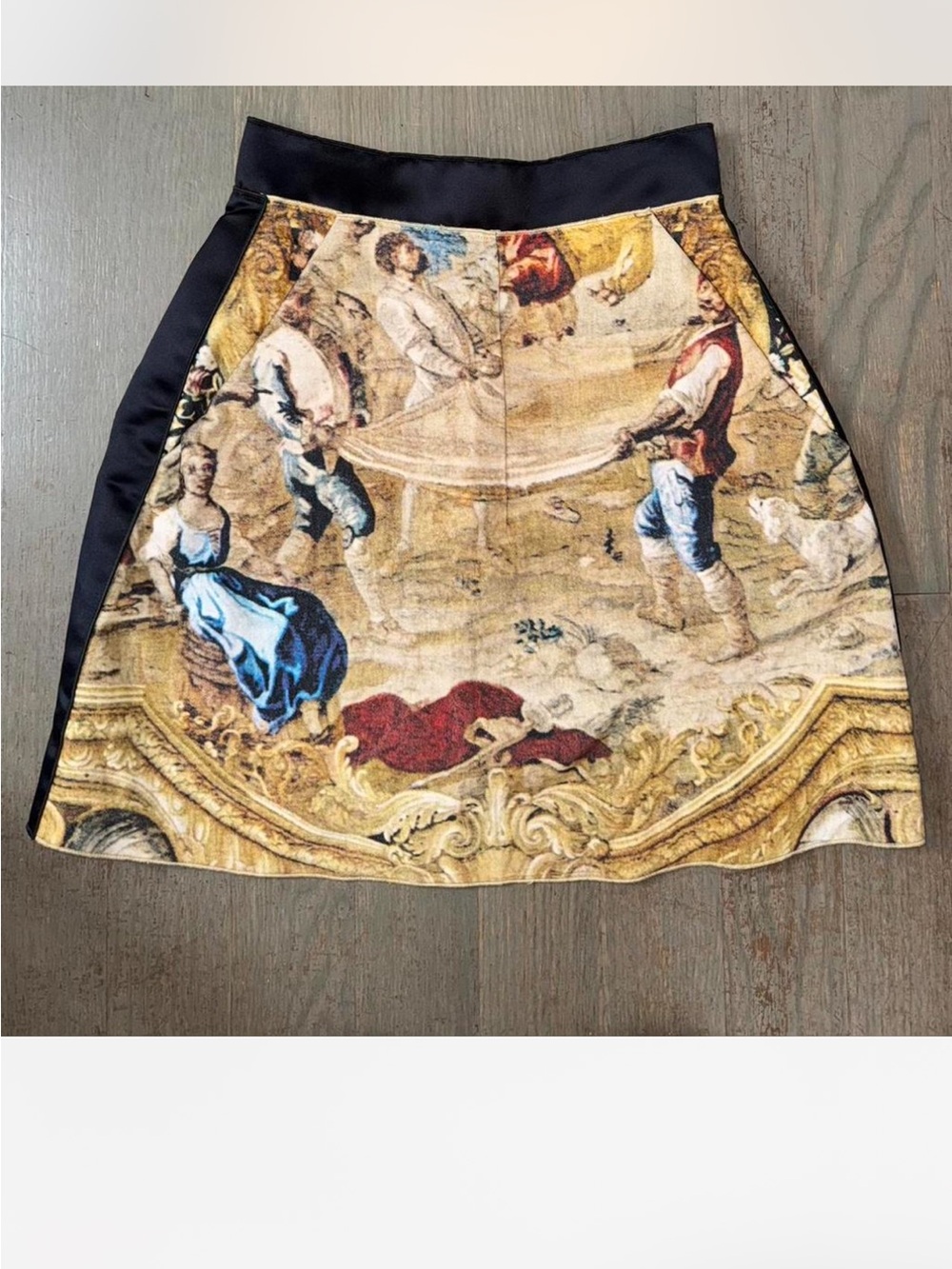 Dolce & Gabbana Baroque Print Skirt